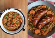 Mancare de linte reteta de post sau cu carnati Mancare de linte reteta de post sau cu carnati reteta savori urbane