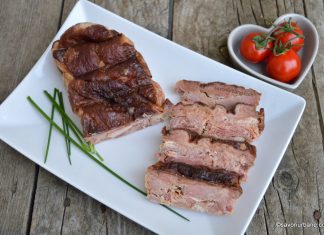 Ciolan presat copt in forma la cuptor – mezel de casa Sunca coapta de casa Savori Urbane