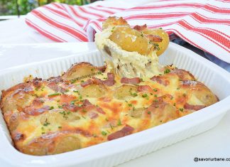 Cartofi carbonara la cuptor reteta de cartofi gratinati Cartofi carbonara la cuptor reteta de cartofi gratinati savori urbane