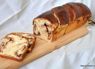 Cozonac pufos de casa cu nuca si ciocolata Greta Garbo Cozonac pufos de casa Greta Garbo Savori Urbane