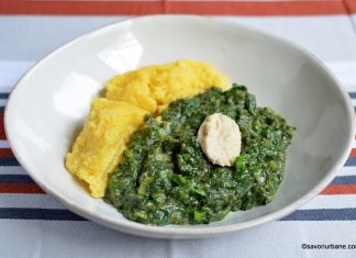 Mancare de urzici cu usturoi si hrean – urzici sleite Mancare de urzici cu usturoi si hrean - urzici sleite reteta savori urbane