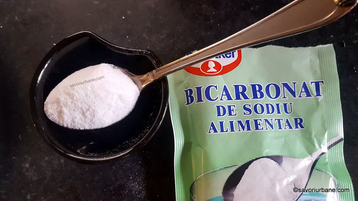 bicarbonat de sodiu pentru pasta de mici de casa