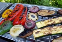 Legume la gratar – dovlecei, vinete, ciuperci, sparanghel, ceapa, ardei dovlecei ardei si ceapa la gratar reteta (1)