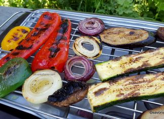 Legume la gratar – dovlecei, vinete, ciuperci, sparanghel, ceapa, ardei dovlecei ardei si ceapa la gratar reteta (1)