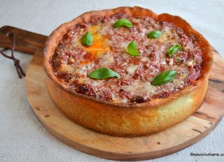 Pizza Chicago Style rețeta de Deep Dish Pizza Pizza Chicago reteta de Chicago Style - Deep Dish Pizza savori urbane 1