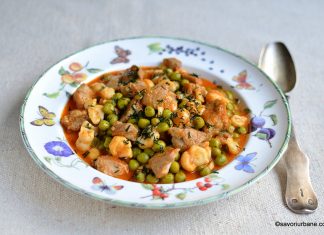 Mâncare de mazăre cu carne de porc, pui sau vită Mâncare de mazăre cu carne de porc, pui sau vită reteta savori urbane