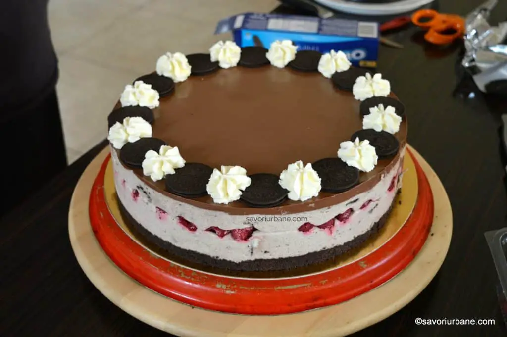 cum se decoreaza un tort cu zmeura ciocolata frisca (2)