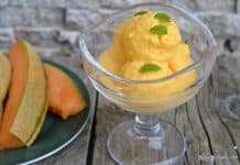 Înghețată de pepene galben fără zahăr, fără ouă Inghetata de pepene galben fara zahar Savori Urbane