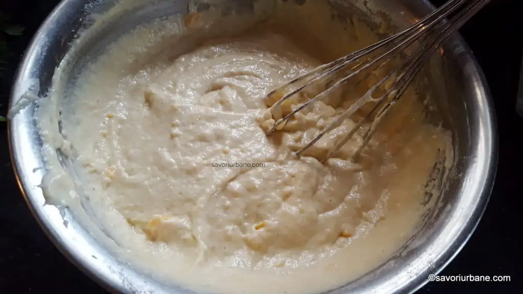 preparare aluat pentru briose aperitiv muffins sarate (6)