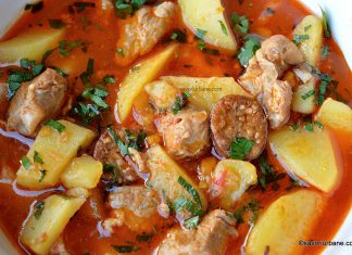 Bograci – rețeta de tocană cu carne și cartofi la ceaun – bogracs unguresc Bograci - rețeta de tocană la ceaun - bogracs unguresc savori urbane