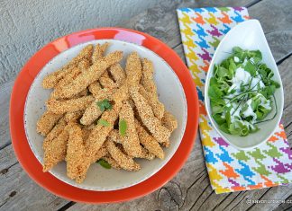 Piept de pui cu susan rețeta de gujoane sau degețele crocante de pui Piept de pui cu susan rețeta de degețele crocante de pui Savori Urbane