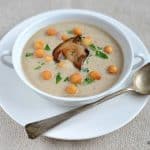Supa cremă de hribi sau alte ciuperci cu usturoi și smântână reteta savori urbane
