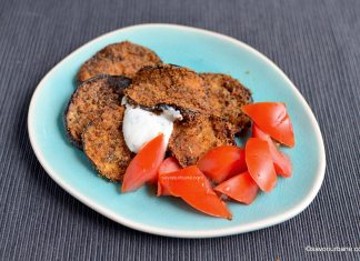 Vinete pane la cuptor în crustă crocantă cu usturoi și ierburi aromatice – de post Vinete pane la cuptor în crustă crocantă cu usturoi și ierburi aromatice - de post savori urbane