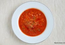 Ciorbă de roșii cu orez și legume de post sau vegană – rețeta pas cu pas Ciorbă de roșii cu orez și legume de post sau vegană - rețeta pas cu pas savori urbane