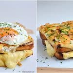 Sandviș cald cu brânză și șuncă – Croque Madame & Croque Monsieur