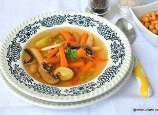 Supă de legume – rețeta simplă de post (vegană) Supă de legume rețeta simplă de post (vegană) savori urbane