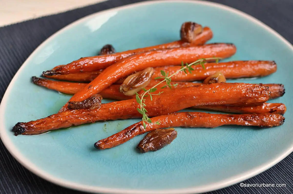 cei mai buni morcovi la cuptor caramelizati cu unt si usturoi