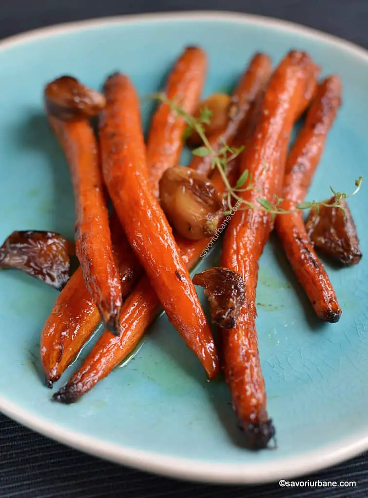 servire morcovi caramelizati