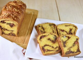 Cozonac de post fără frământare cu suc de portocale, nucă și rahat Cozonac de post fără frământare - cu suc de portocale, nucă și rahat cozonac vegan savori urbane