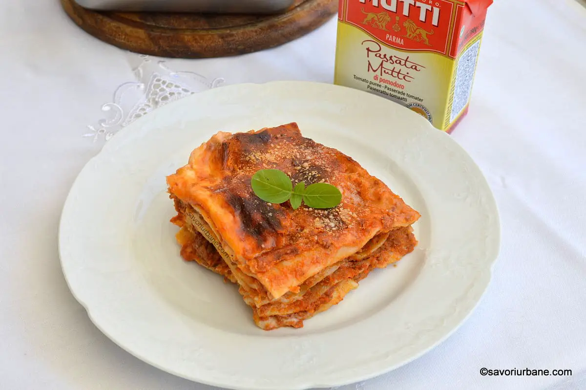 cum se face lasagna italiana la cuptor reteta originala