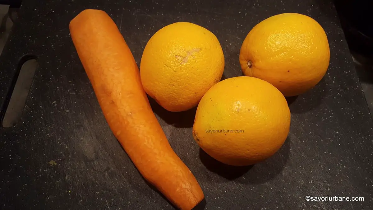 portocale si morcov pentru aluat de cozonac de post