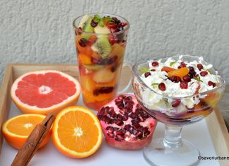 Salată de fructe cu sau fără rom și frișcă – rețeta cu fructe proaspete sau din compot Salată de fructe - rețeta cu fructe proaspete sau din compot