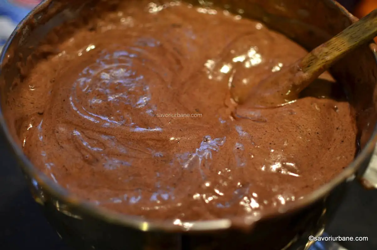 preparare blaturi pufoase cu cacao pentru prajitura opereta sau tort opereta (5)