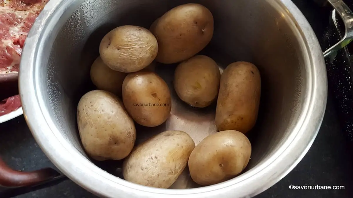 cartofi fierti in coaja pentru cartofi copti