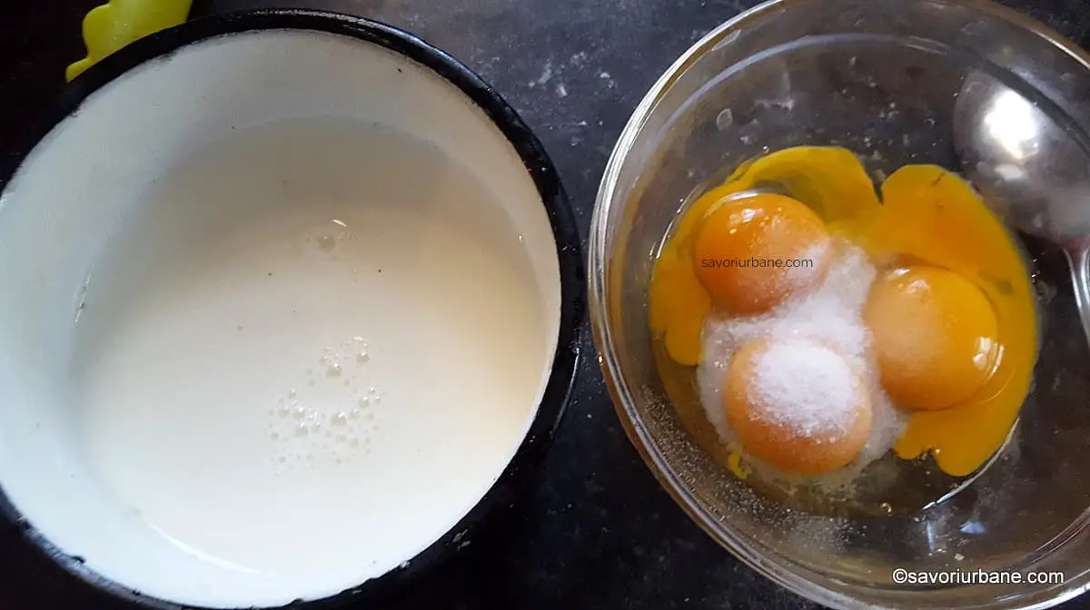 lapte cald cu zahar si coji rase de lamaie si portocala pentru cozonac (1)