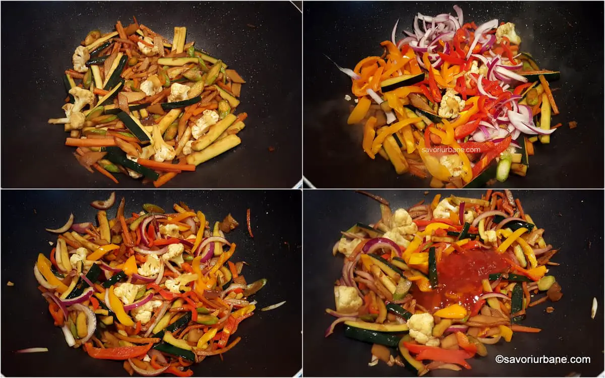 preparare legume chinezesti la wok sau tigaie in ce ordine se pun la prajit (2)