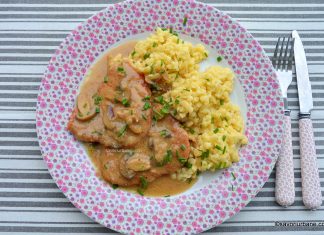 Șnițel cu sos de smântână și ciuperci – rețeta de Rahmschnitzel Șnițel cu sos de smântână și ciuperci - rețeta de Rahmschnitzel savori urbane 1