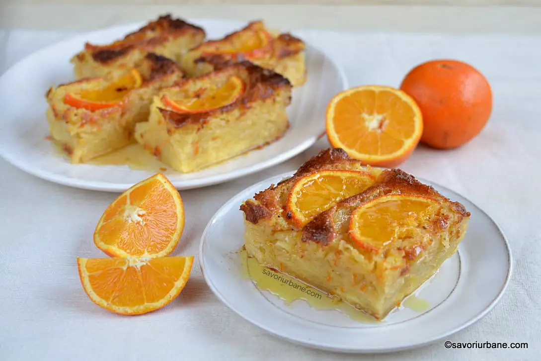Prăjitură însiropată cu portocale și iaurt - rețeta grecească de portokalopita savori urbane