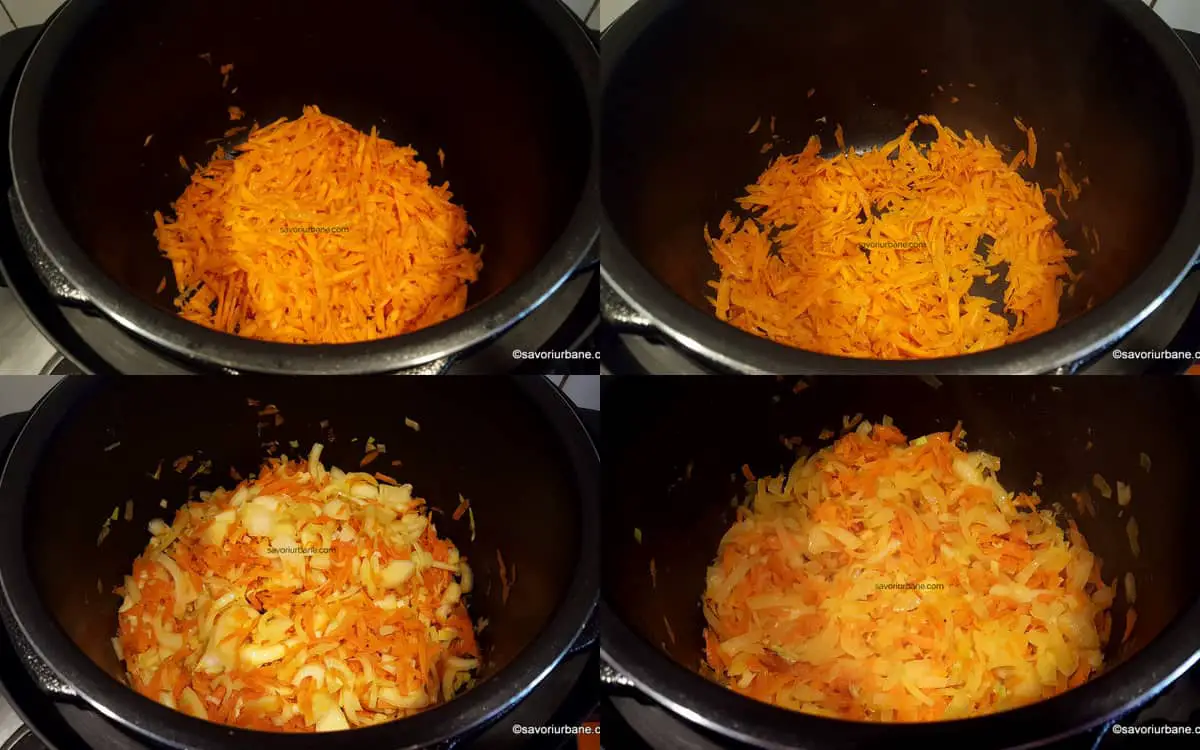 calire legume ceapa usturoi morcovi la multicooker heinner
