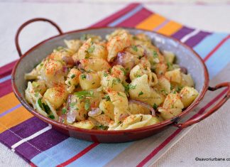 Paste cu cartofi și ceapă călită – tăiței sau laște cu crumpi răntăliți (de post) Paste cu cartofi și ceapă călită - tăiței sau laște cu crumpi răntăliți (de post) savori urbane