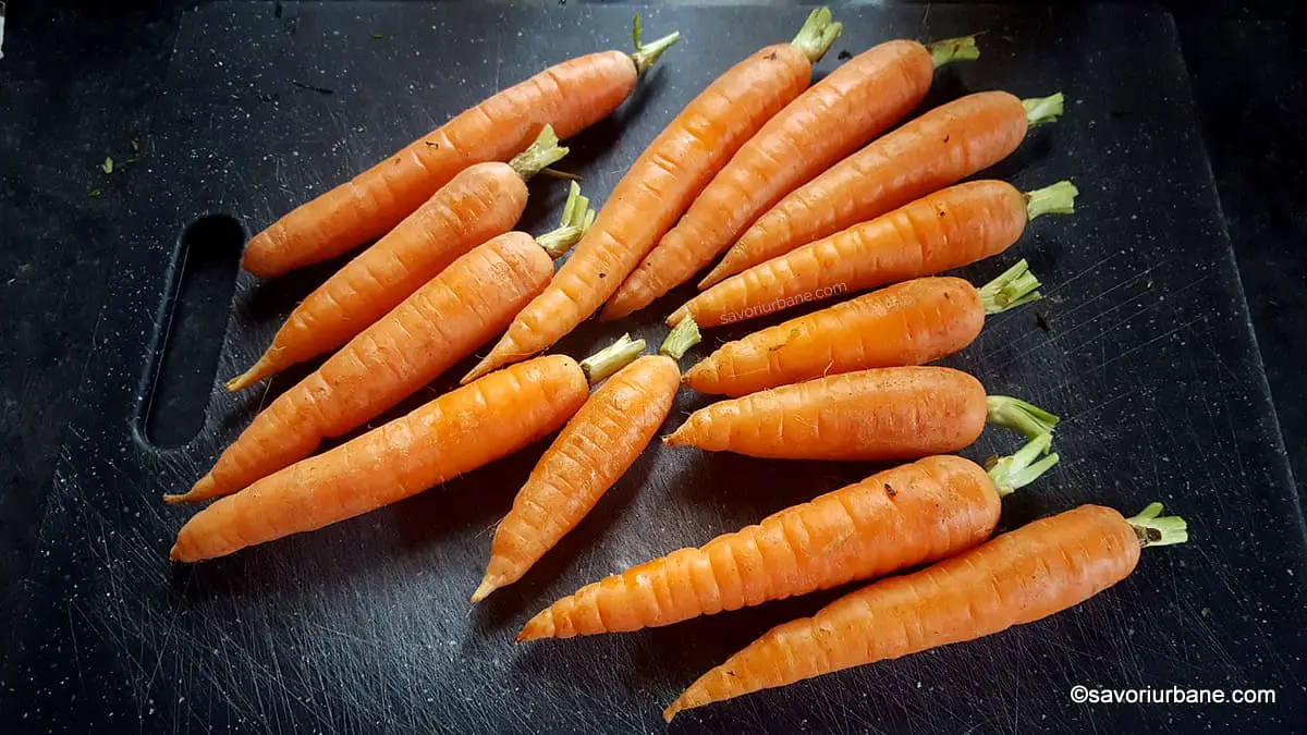 morcovi tineri sau carote