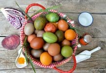 Ouă de Paști vopsite natural (BIO) cu varză roșie, sfeclă roșie sau turmeric Ouă de Paști vopsite natural (BIO) cu varză roșie, sfeclă roșie sau turmeric savori urbane