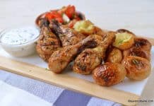 Pulpe de pui la grătar marinate cu usturoi și ierburi aromatice Pulpe de pui la grătar - marinate cu usturoi și ierburi aromatice reteta savori urbane