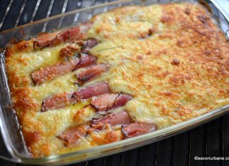 Sparanghel la cuptor cu șuncă și sos de cașcaval – rețeta de sparanghel gratinat Sparanghel la cuptor cu șuncă și sos de cașcaval - rețeta de sparanghel gratinat savori urbane