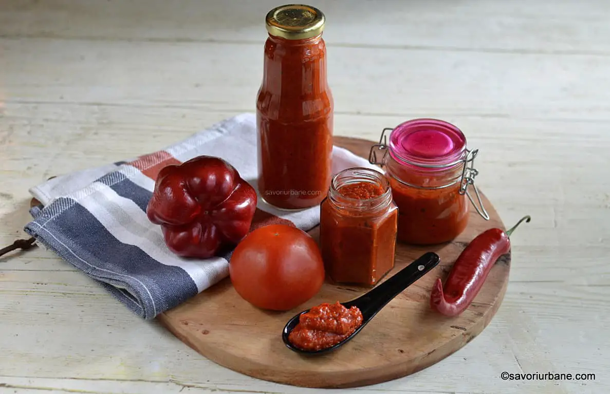 Ketchup de gogoșari sau ardei kapia - rețeta de ketchup ușor picant savori urbane