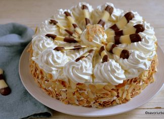 Tort simplu fără coacere cu cremă de vanilie și frișcă – Tort Malakoff Tort simplu fără coacere cu cremă de vanilie și frișcă - Tort Malakoff reteta savori urbane