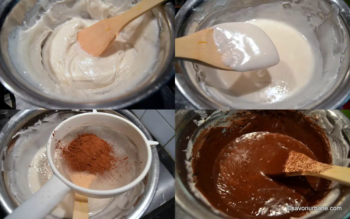 cum se face glazura pentru amandine sau tort amandina din fondant cu cacao
