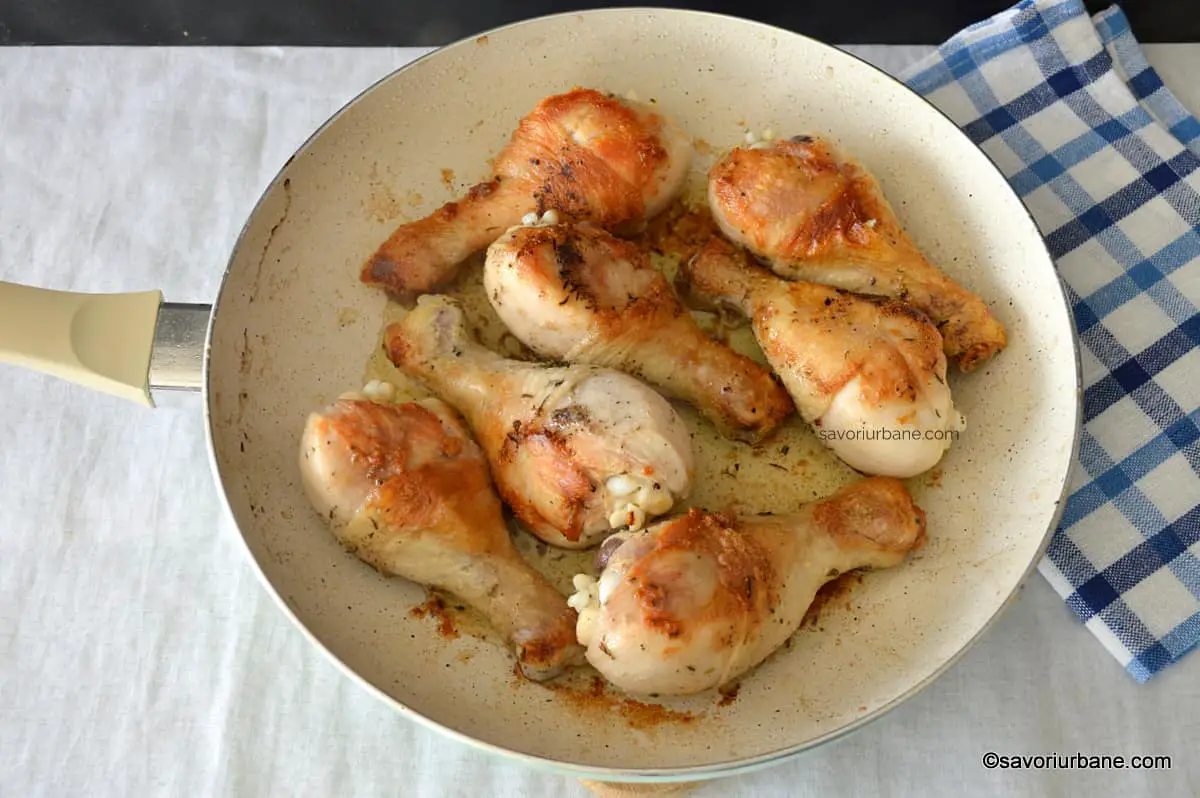 Куриные голени на сковороде простой рецепт