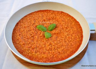 Sos pentru paste gen bolognese de post – rețeta vegană Sos pentru paste gen „bolognese” de post - rețeta vegană cu soia savori urbane