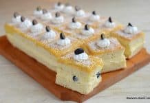 Prăjitura Zaza cu cremă de lămâie, mascarpone și blat pufos Prăjitura Zaza cu cremă de lămâie, mascarpone și blat pufos reteta savori urbane