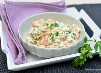 Salată de morcovi fierți cu usturoi, pătrunjel verde și dressing cremos Salată de morcovi fierți cu usturoi, pătrunjel verde și dressing cremos savori urbane