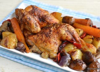 Pui cu legume la cuptor – rețeta de friptură simplă și gustoasă Pui cu legume la cuptor rețeta de friptură simplă și gustoasă savori urbane