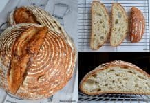 Pâine cu maia naturală rețeta simplă de pâine fără drojdie Pâine cu maia naturală rețeta simplă de pâine fără drojdie savori urbane