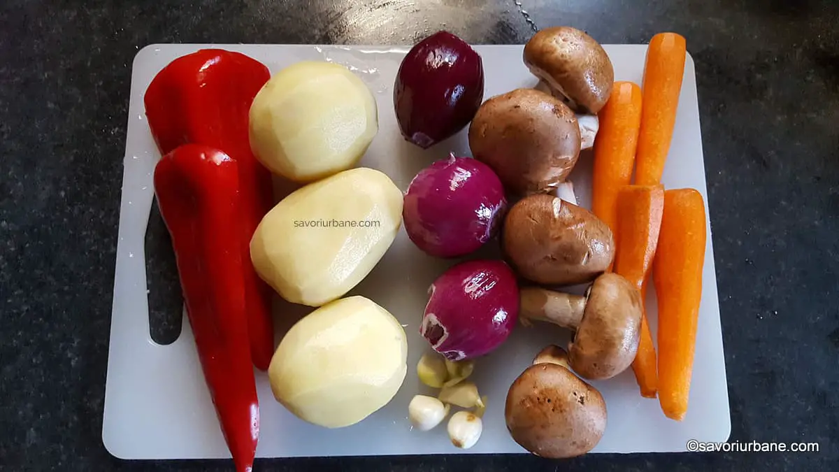 cum se pregatesc legumele pentru garnitura de friptura la cuptor