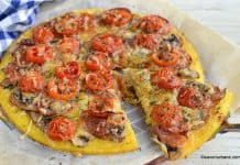 Pizza pe mămăligă – rețeta de pizza polenta cu blat de mămăliguță Pizza pe mămăligă - rețeta de pizza polenta cu blat de mămăliguță savori urbane 1