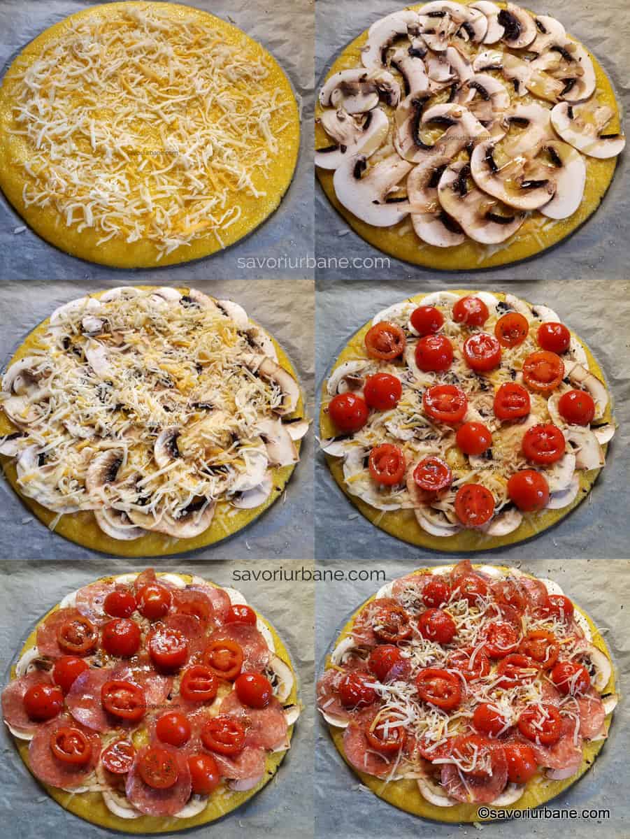 preparare pizza pe mamaliga pizza polenta